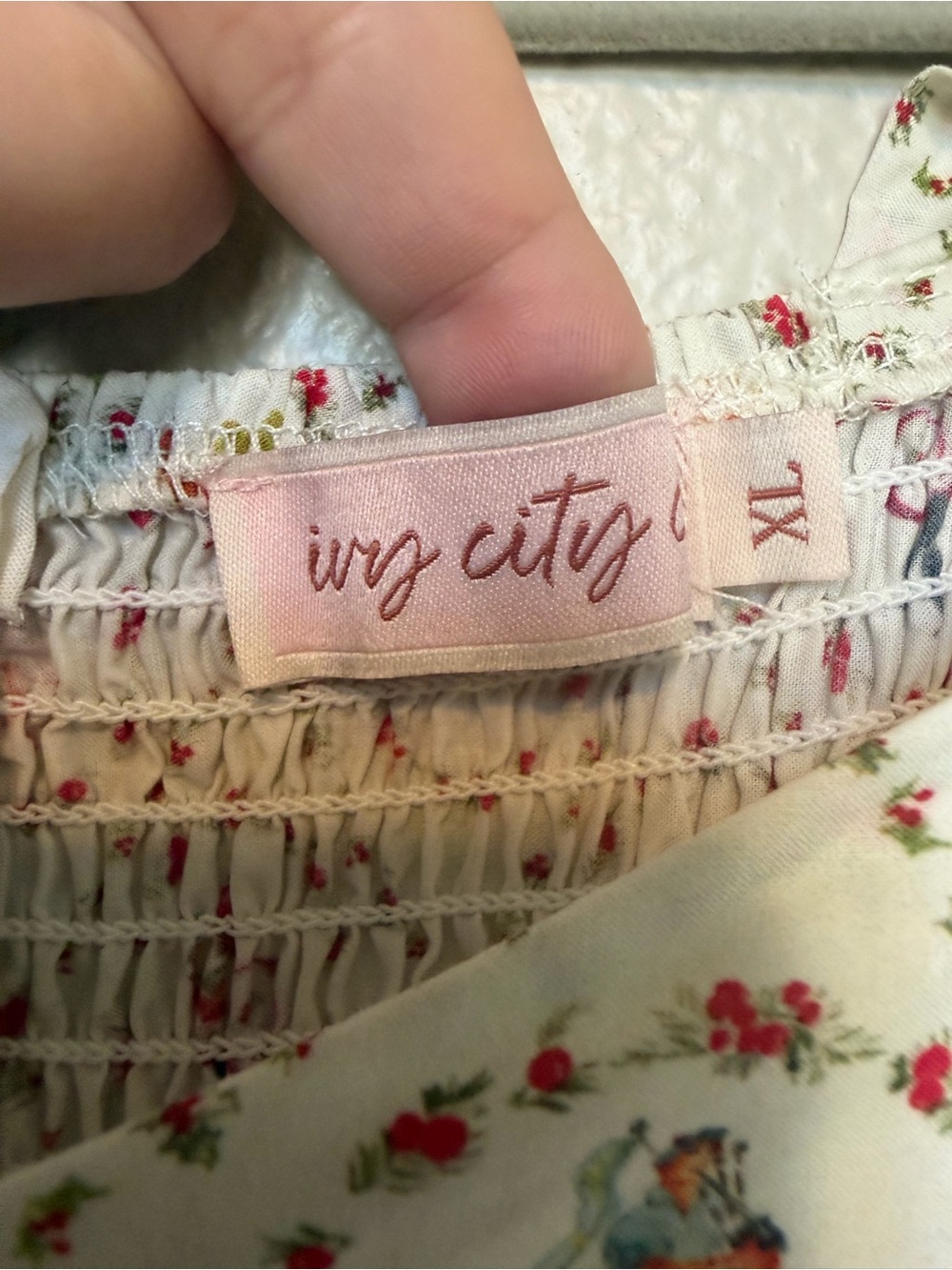 Smocked Square-Neck Maxi 12 Days of Christmas Dress - Picture 7 of 9